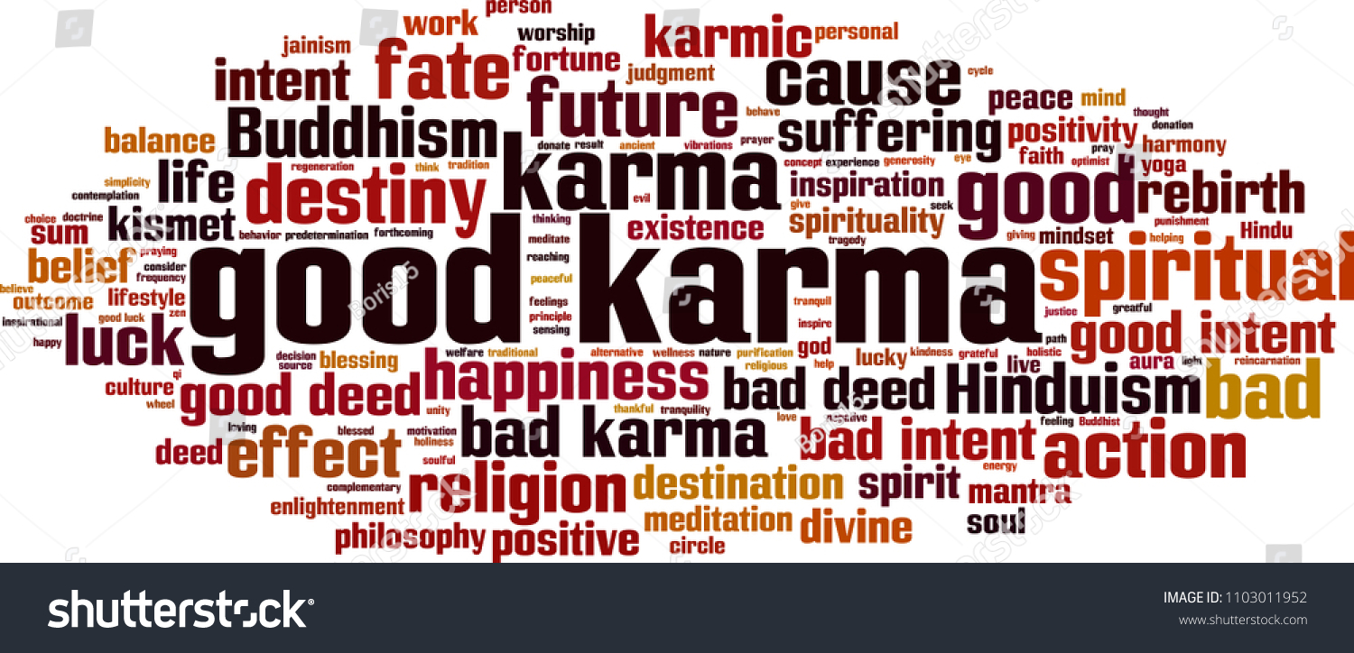 Good Karma Word Cloud Concept Vector Stock Vector (Royalty Free ...