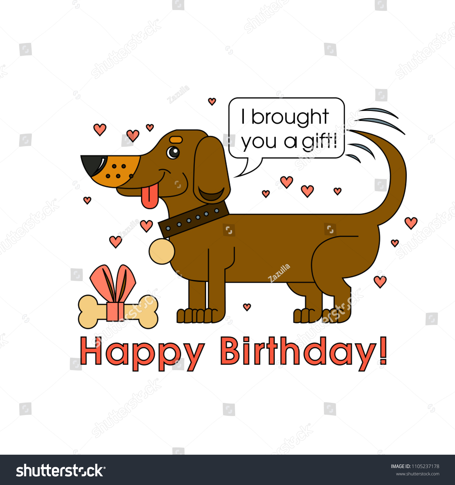 Happy Birthday Dog Lover Images Happy Birthday Card Dog Lover Happy Stock Vector (Royalty Free) 1105237178  | Shutterstock