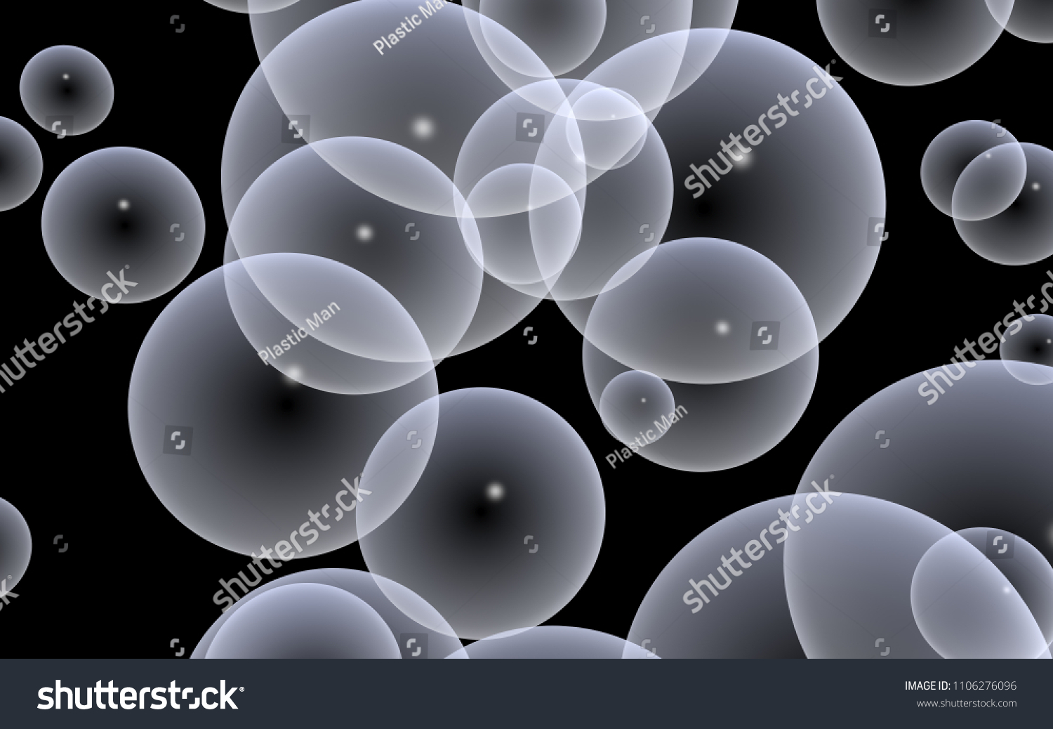 Dark Background Light Bubbles Wallpaper Texture Stock Illustration ...