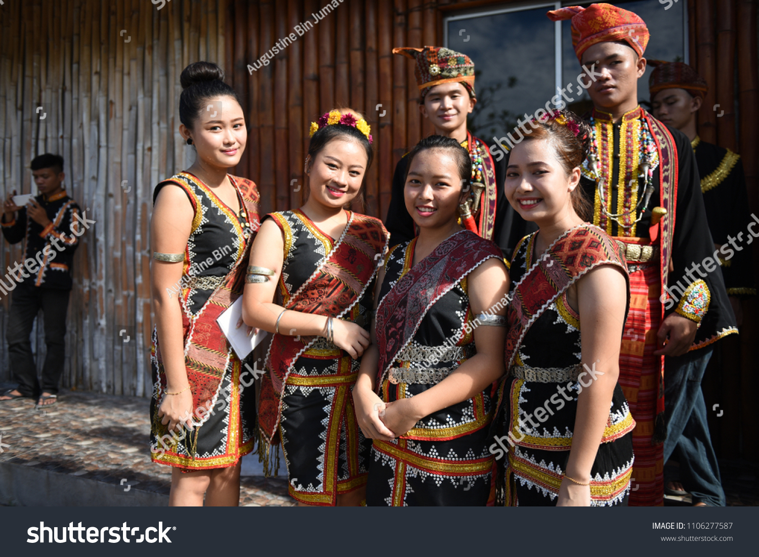 Penampangsabahmay 302018group People Dusun Lotud Tribe Stock Photo ...