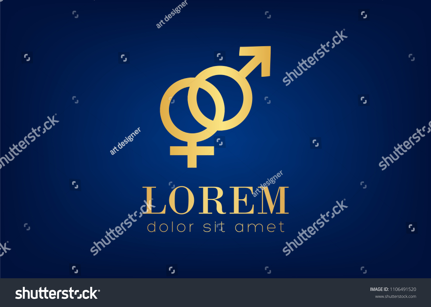 Male Female Sex Logo Stock Vector Royalty Free 1106491520 Shutterstock 0405