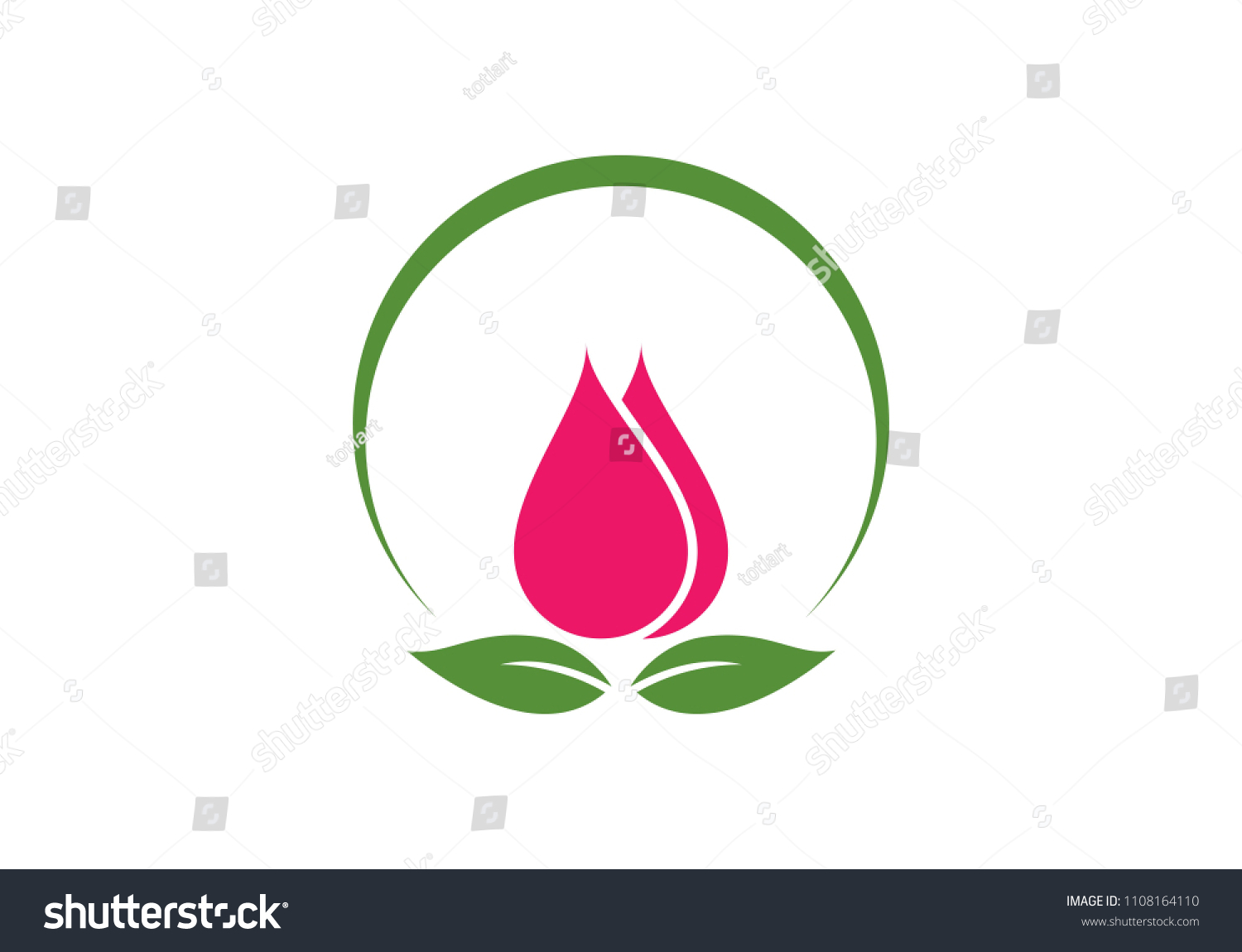 Rose Flower Logo Template Stock Vector Royalty Free 1108164110 Shutterstock 1832