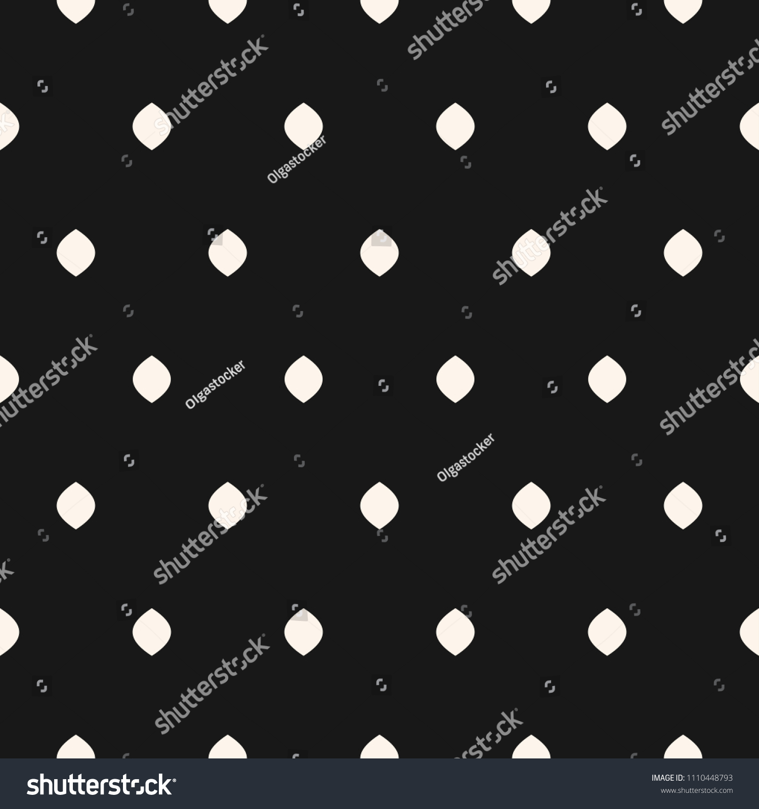 Polka Dot Seamless Pattern Simple Minimalist Stock Vector (Royalty Free ...