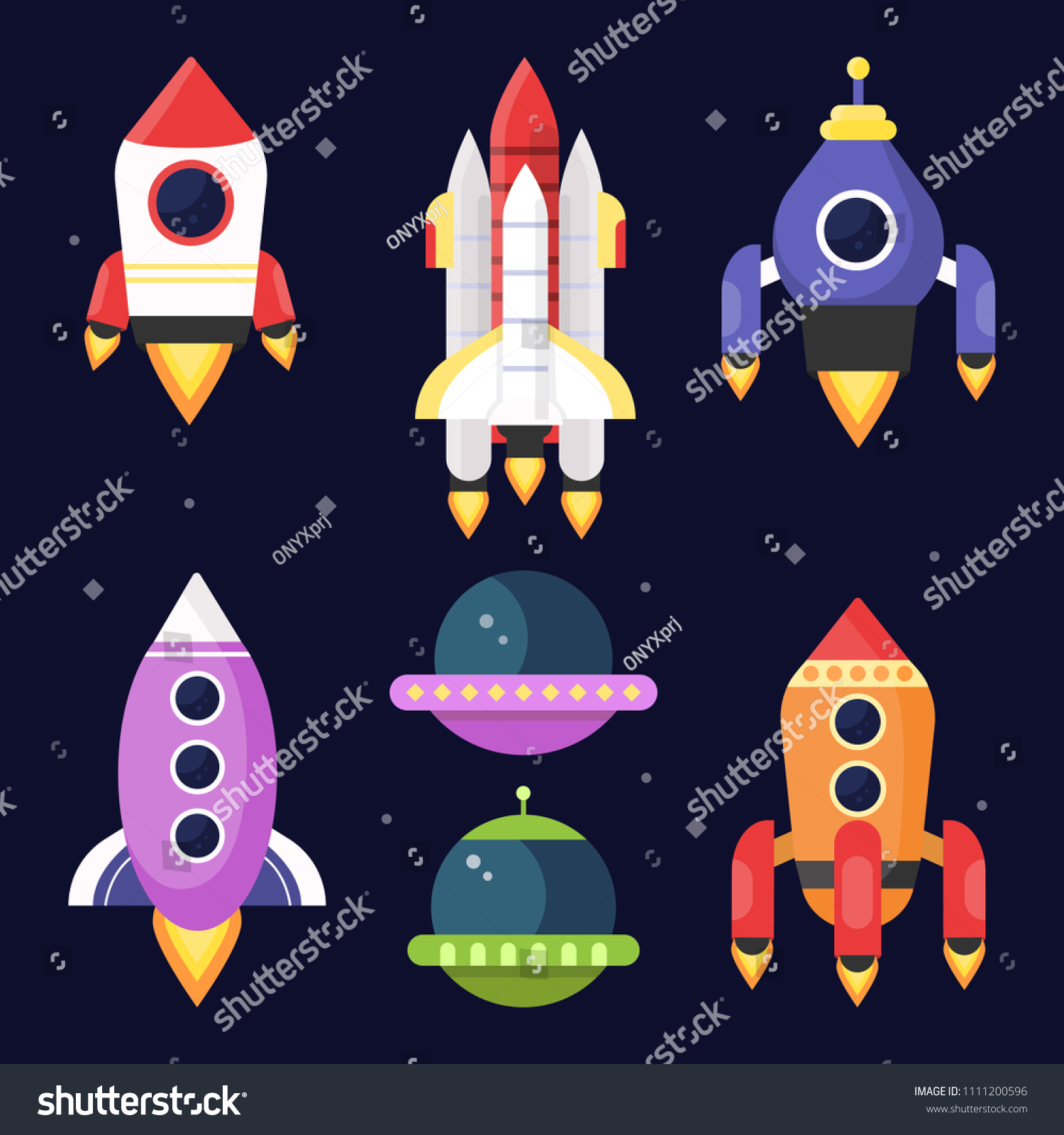 Illustrations Space Shuttles Pictures Rocket Shuttle Stock Illustration ...