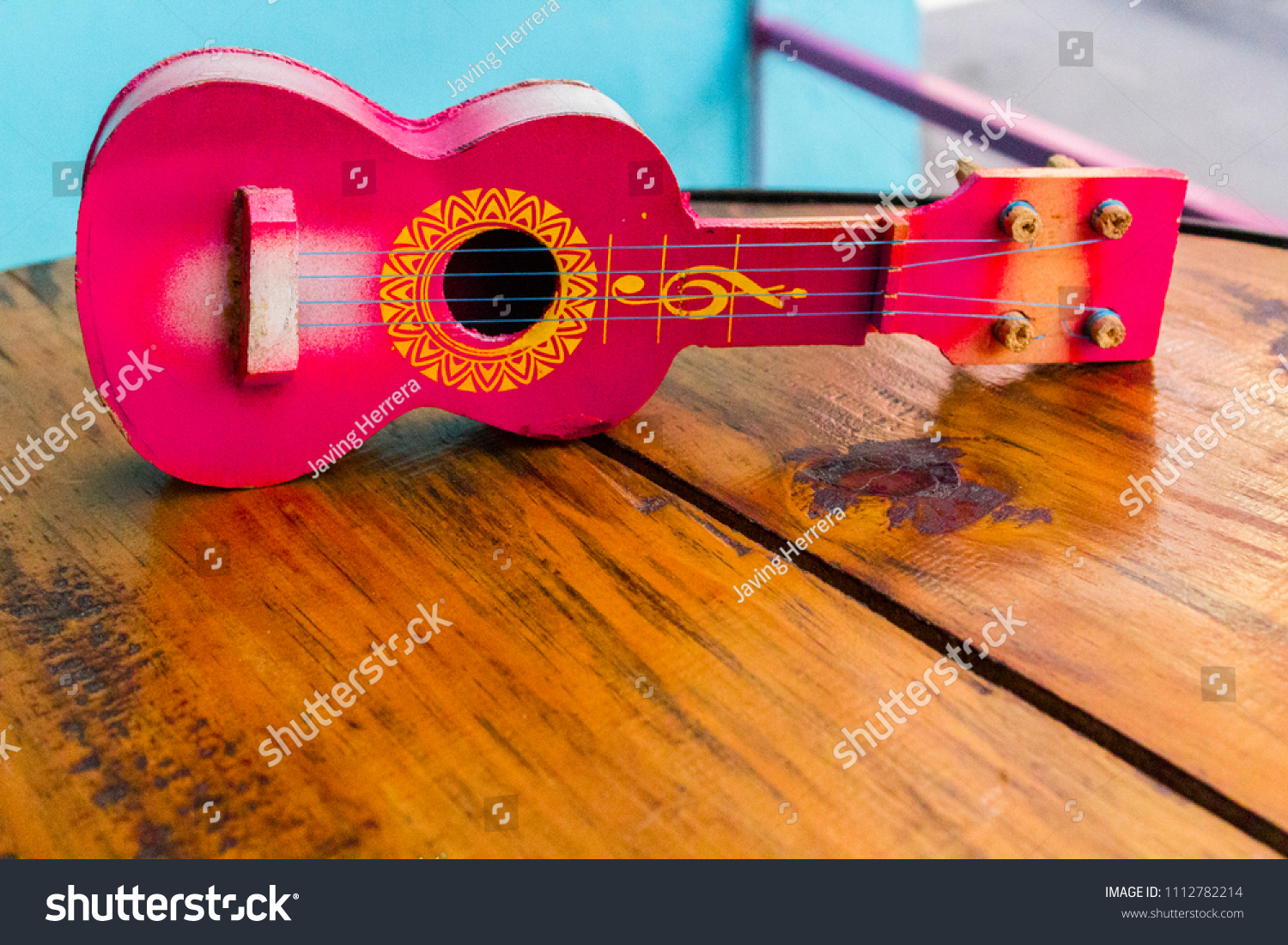 tiny mexican guitar