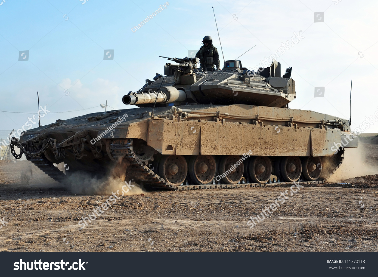 Nachal Oz May 08 Merkava Tank Stock Photo 111370118 | Shutterstock