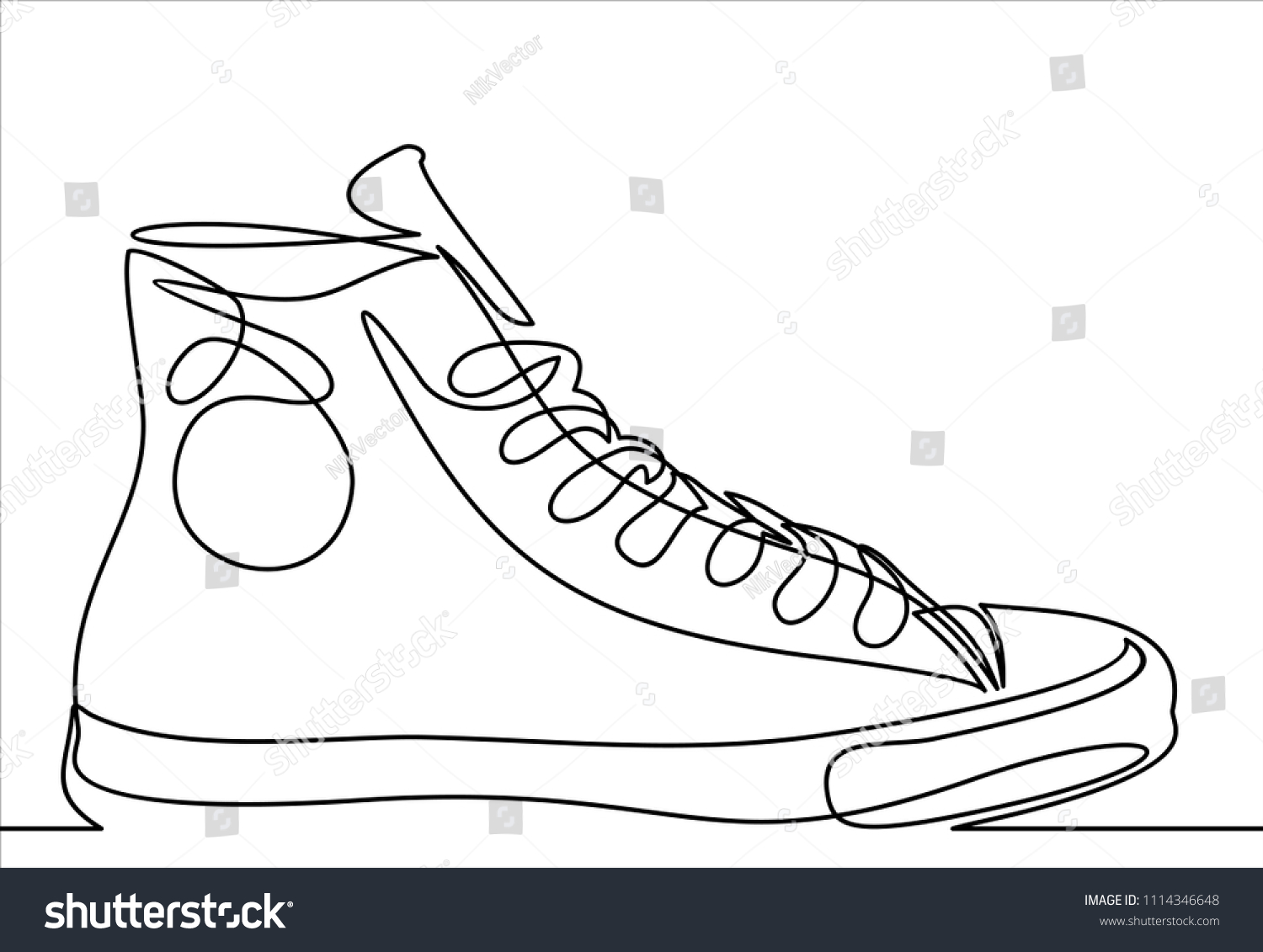 36,791 Styles Shoes Outline Images, Stock Photos & Vectors 