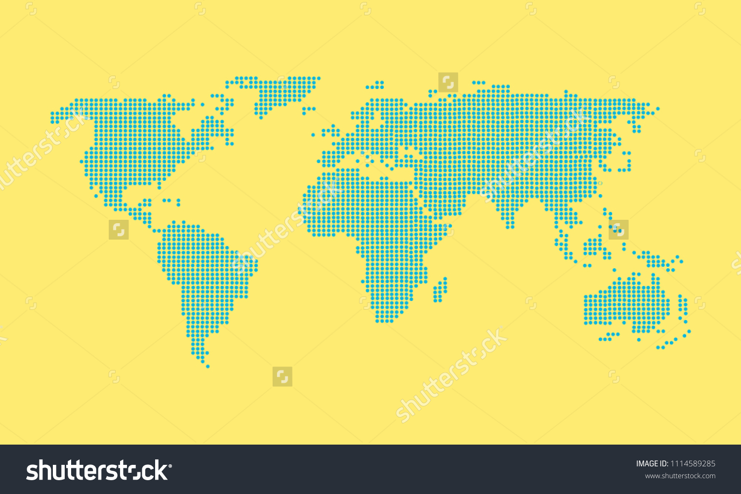 Earth Map Vector Illustration Stock - Stock Vector Earth Map Vector Illustration 1114589285