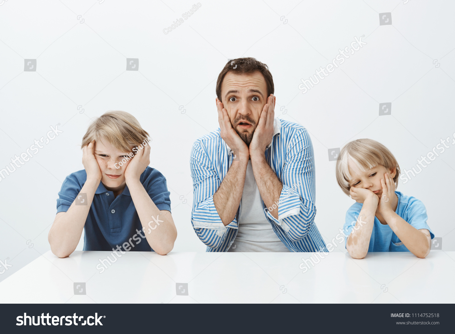 How They Quickly Grew Portrait Shocked Stock Photo 1114752518 ...