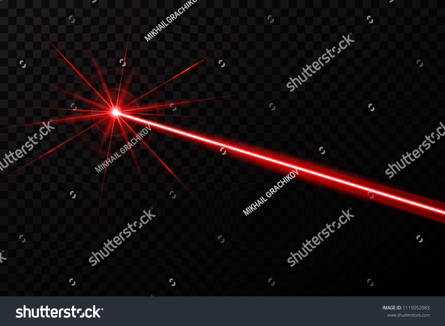 Creative Vector Illustration Laser Security Beam Stock Vector (Royalty ...