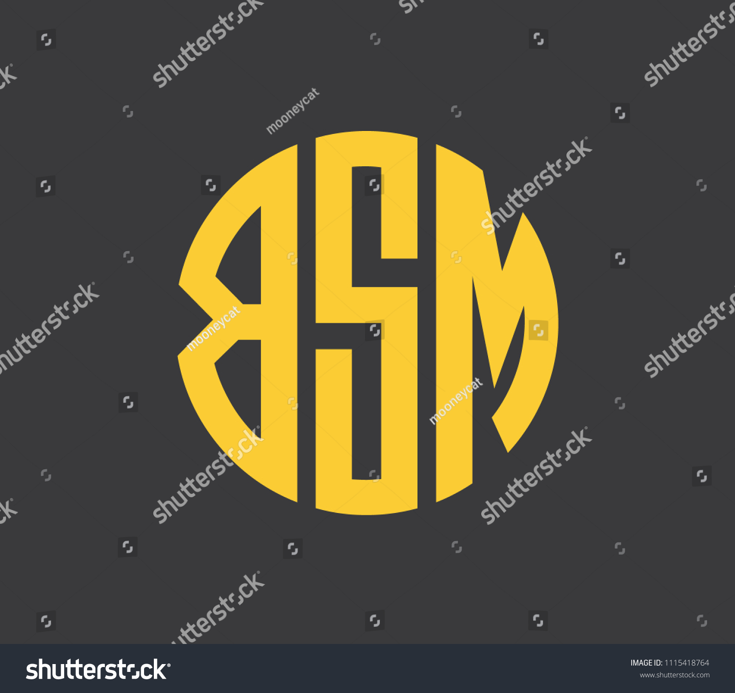 Bsm Letter Alphabet Abstract Logo Vector Stock Vector (Royalty Free ...