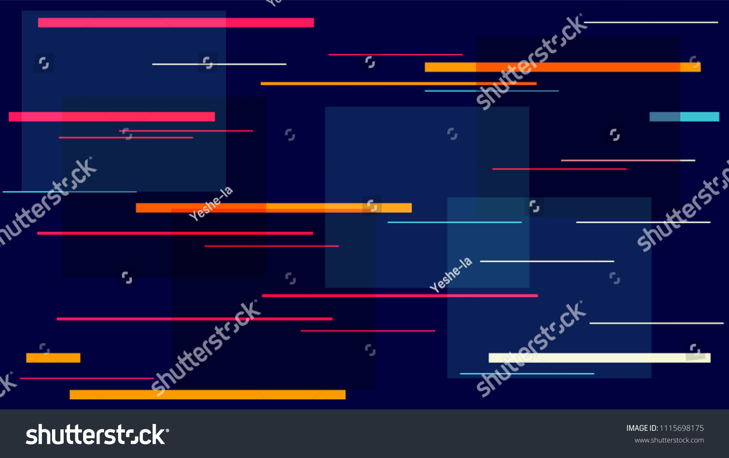 Fast Moving Street Lights Speed Lines Stock Vector (Royalty Free ...