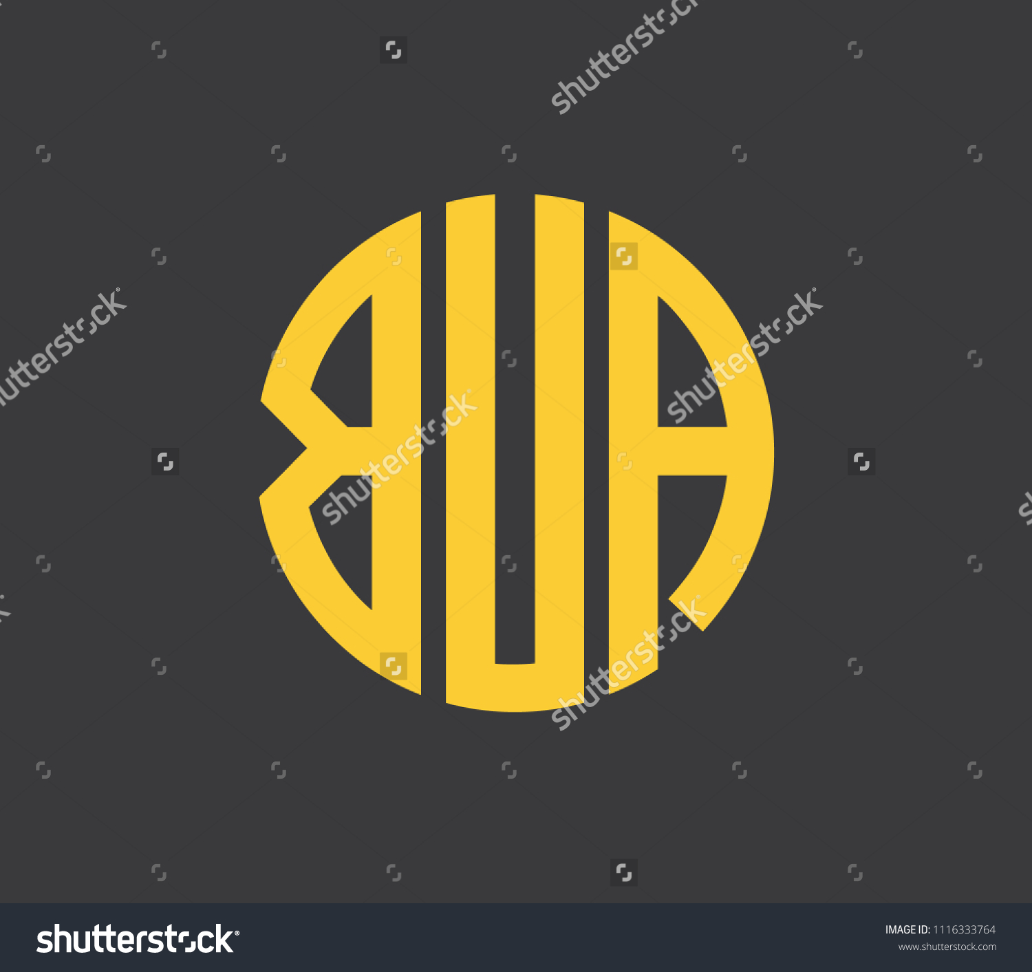 Bua Letter Alphabet Abstract Logo Vector Stock Vector (Royalty Free ...