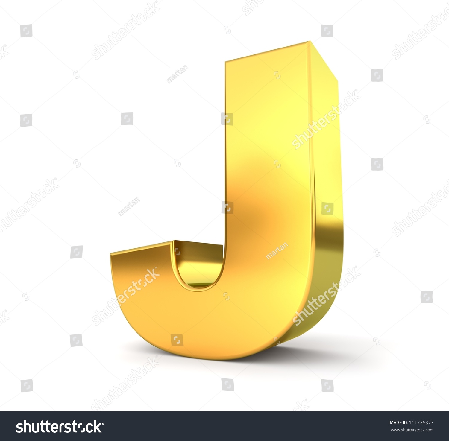 3d Golden Letter Collection J Stock Illustration 111726377 | Shutterstock