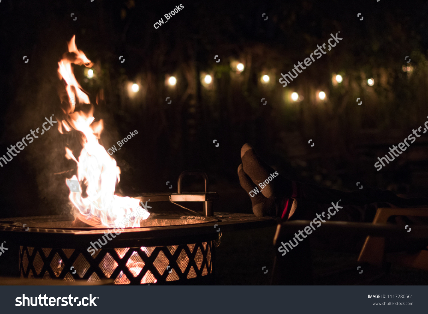 Feet Warming By Fire Stock Photo 1117280561 | Shutterstock