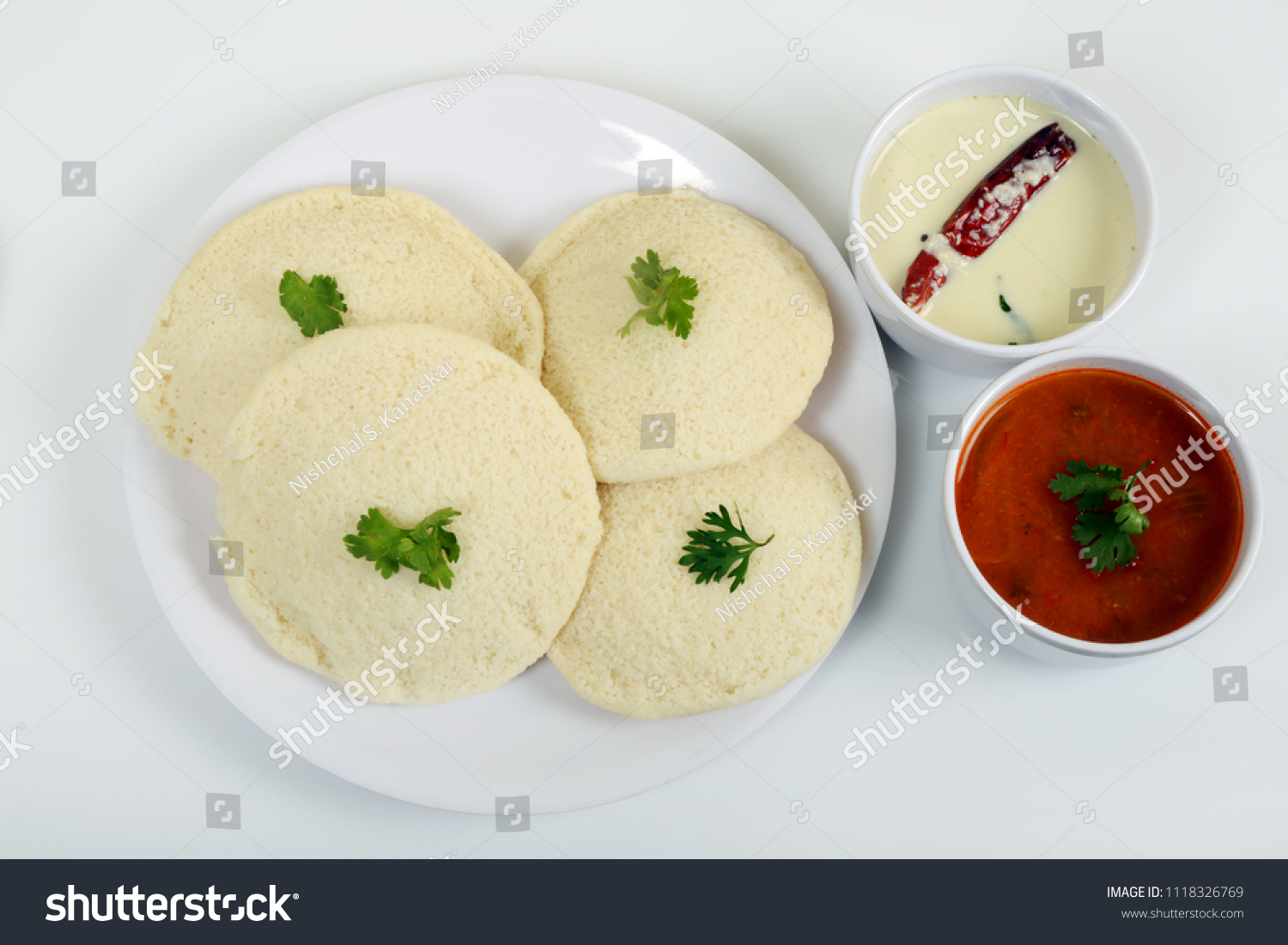Idli Sambar South Indian Healthy Food Stock Photo 1118326769 | Shutterstock