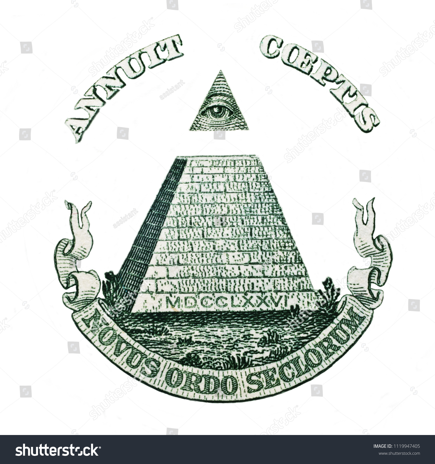 доллар глаз пирамида