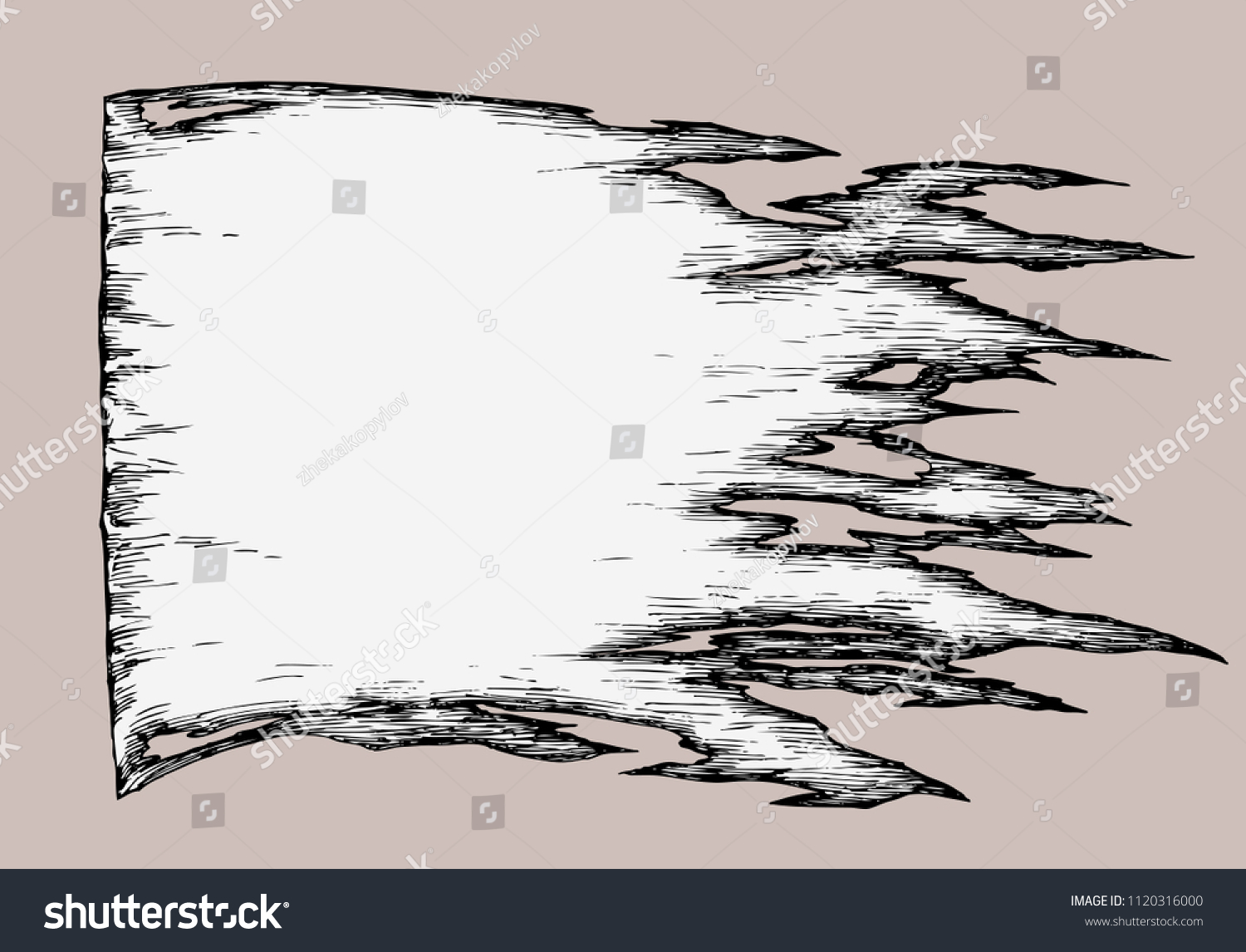 ragged-flag-place-text-hand-drawn-stock-vector-royalty-free-1120316000-shutterstock