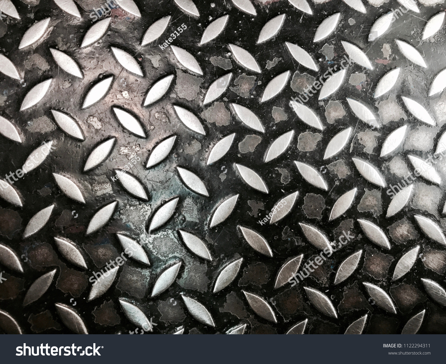 Scratch Metal Texture Background Floor Black Stock Photo 1122294311 ...