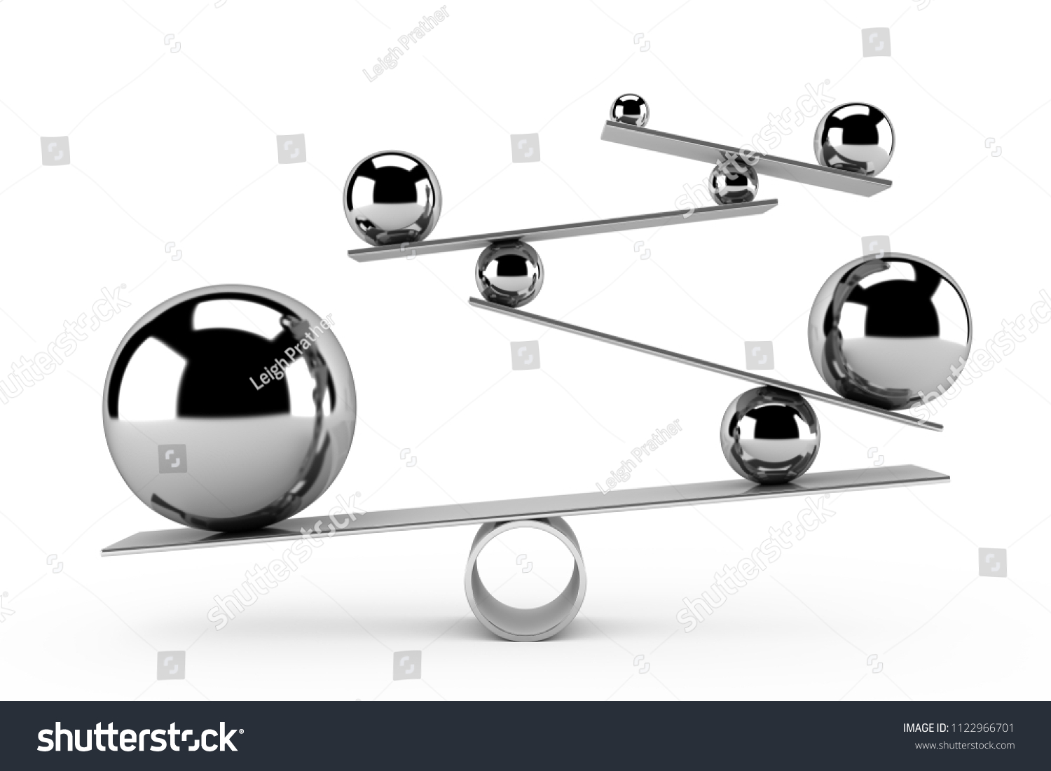 Balance Concept 3d Render Stock Illustration 1122966701 | Shutterstock