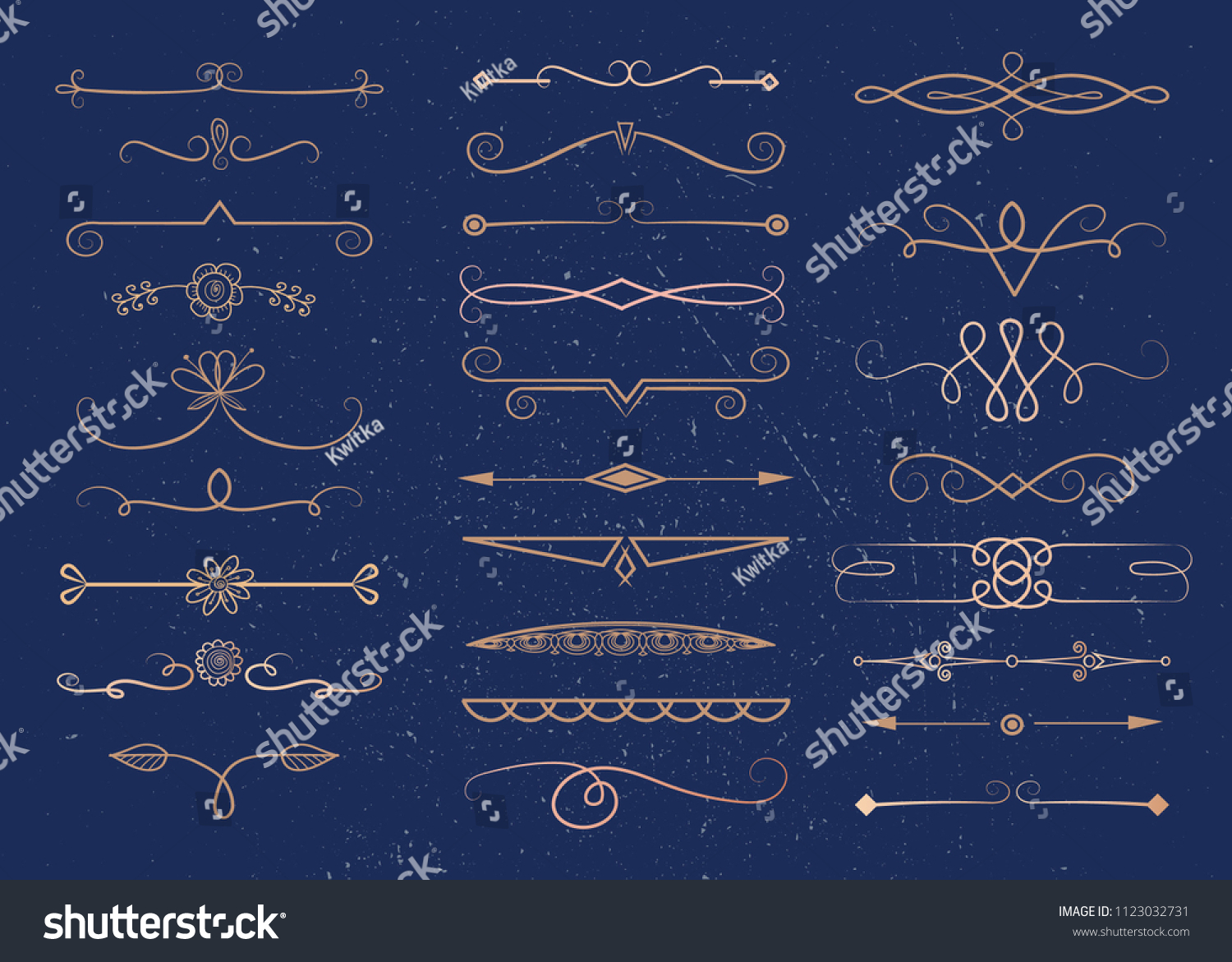 Conjunto De Separadores De Texto En Vector De Stock Libre De Regalías 1123032731 Shutterstock 4353