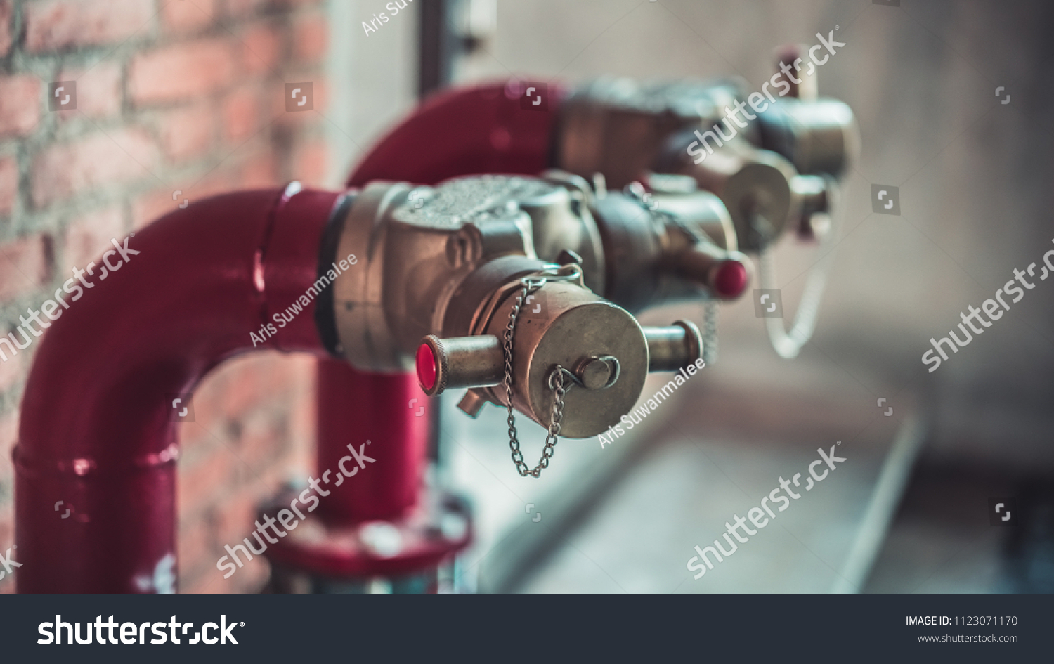 Fire Hydrant Emergency Stock Photo 1123071170 | Shutterstock