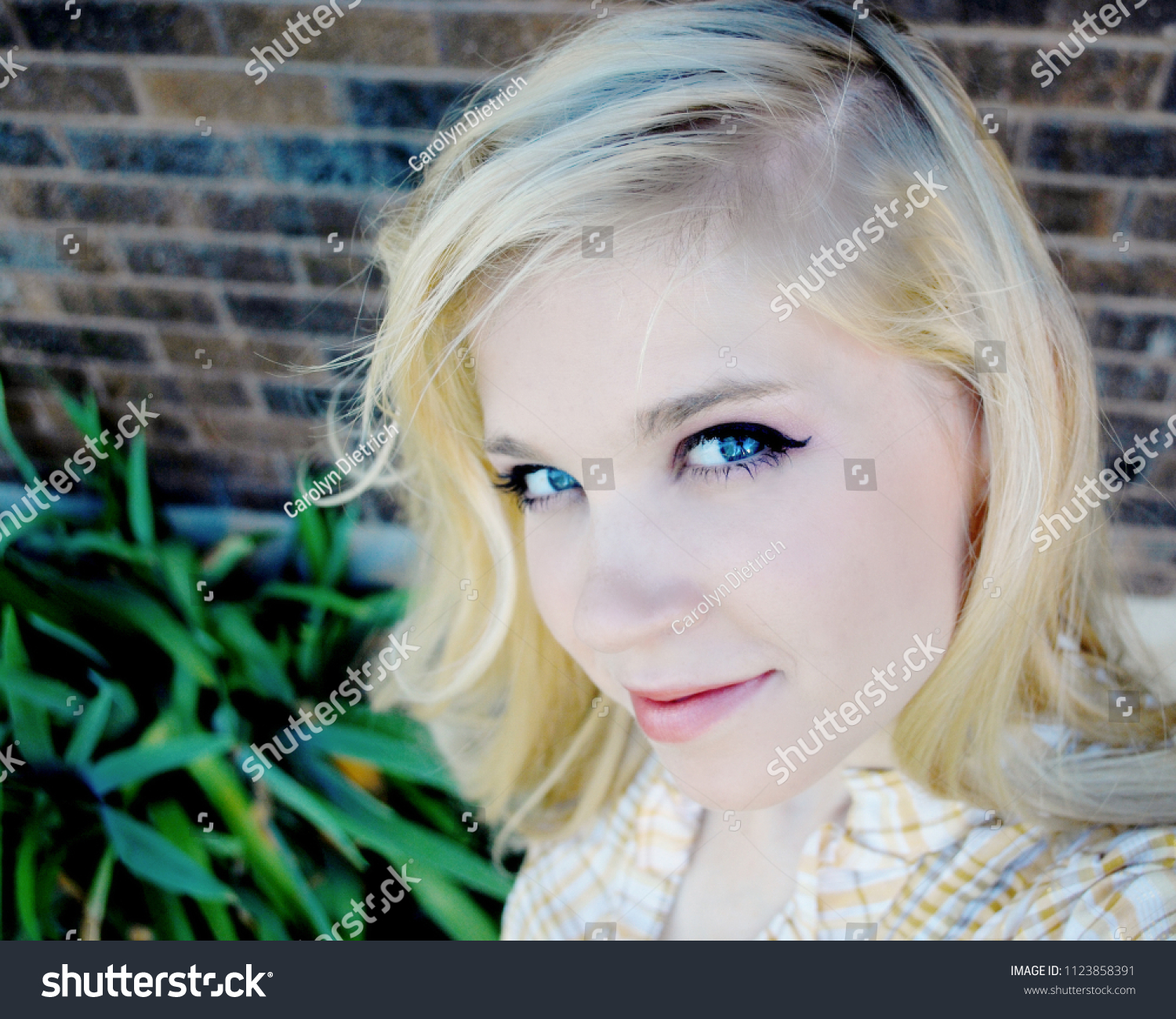 Blonde Hair Blue Eyes Selfie