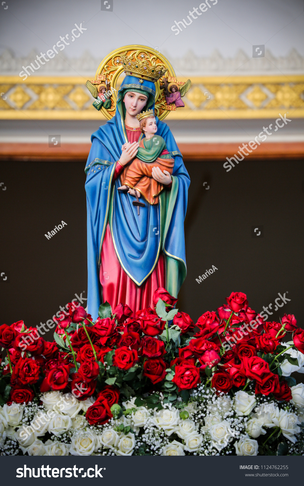 Our Lady Perpetual Help Statue Virgin Stock Photo 1124762255 Shutterstock