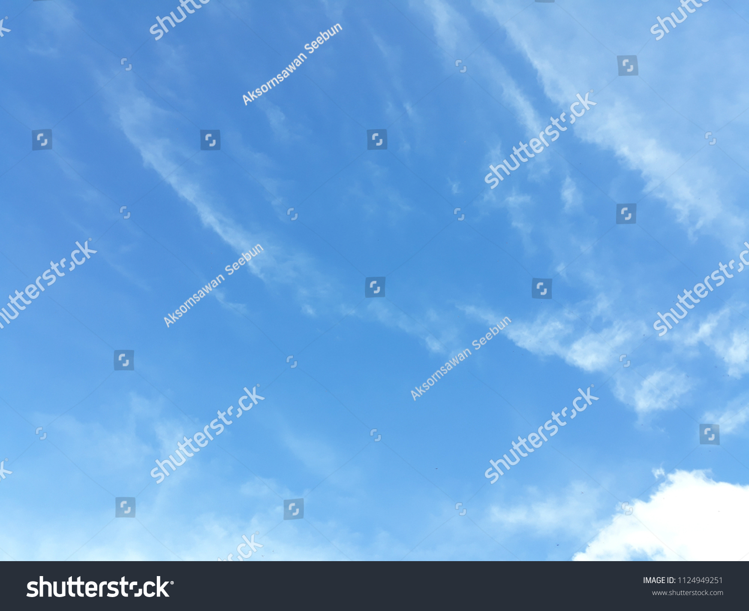 Clean Sky Background Stock Photo 1124949251 | Shutterstock