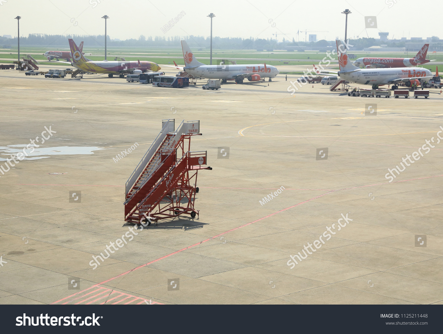 Bangkok May 2018 Passenger Boarding Stairs Stock Photo 1125211448 ...