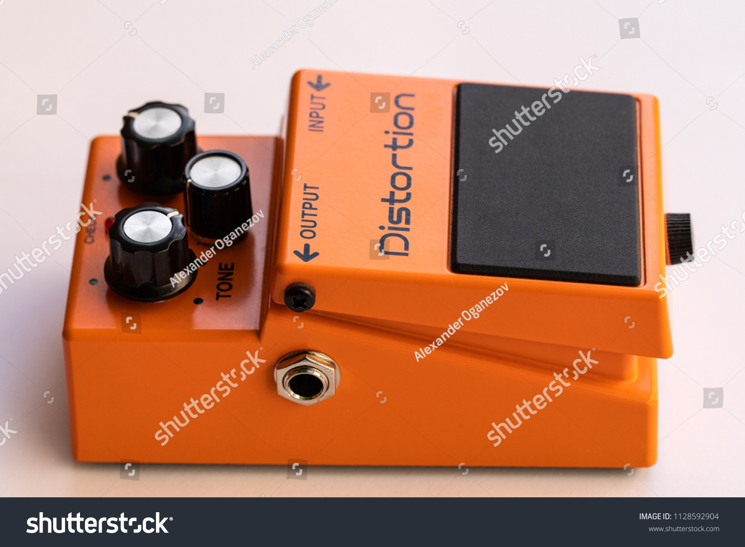 orange guitar pedal