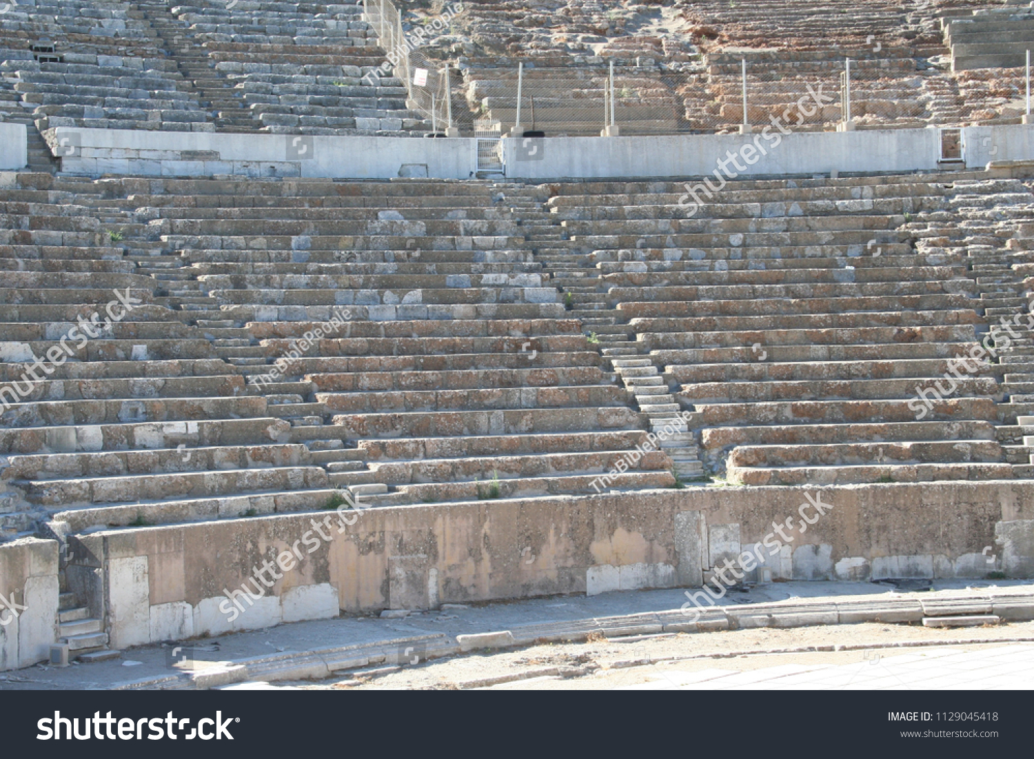 Biblical Ephesus Stadium This Large Stadium Stock Photo 1129045418