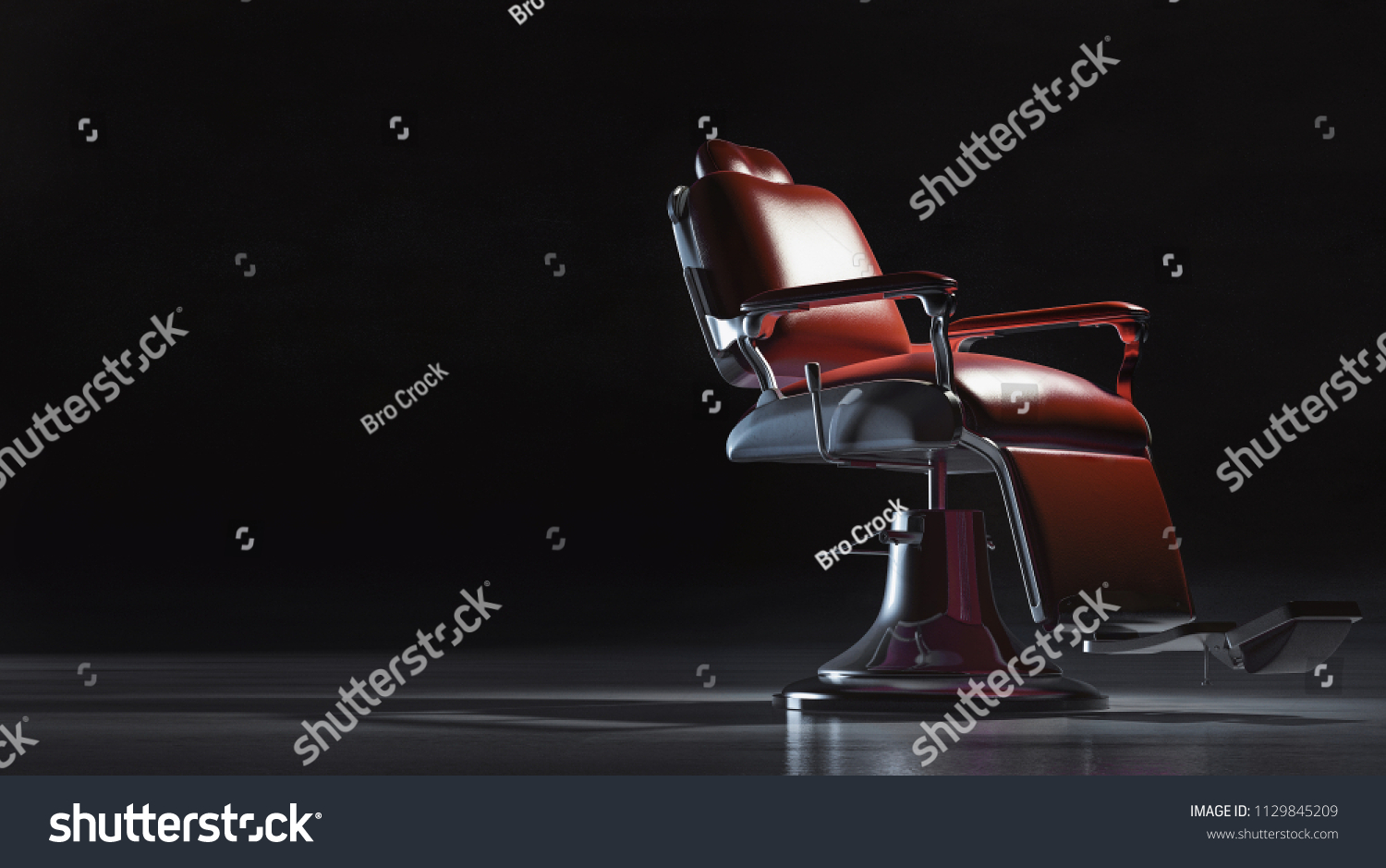 Barber Chair Background Stock Photo 1129845209 | Shutterstock