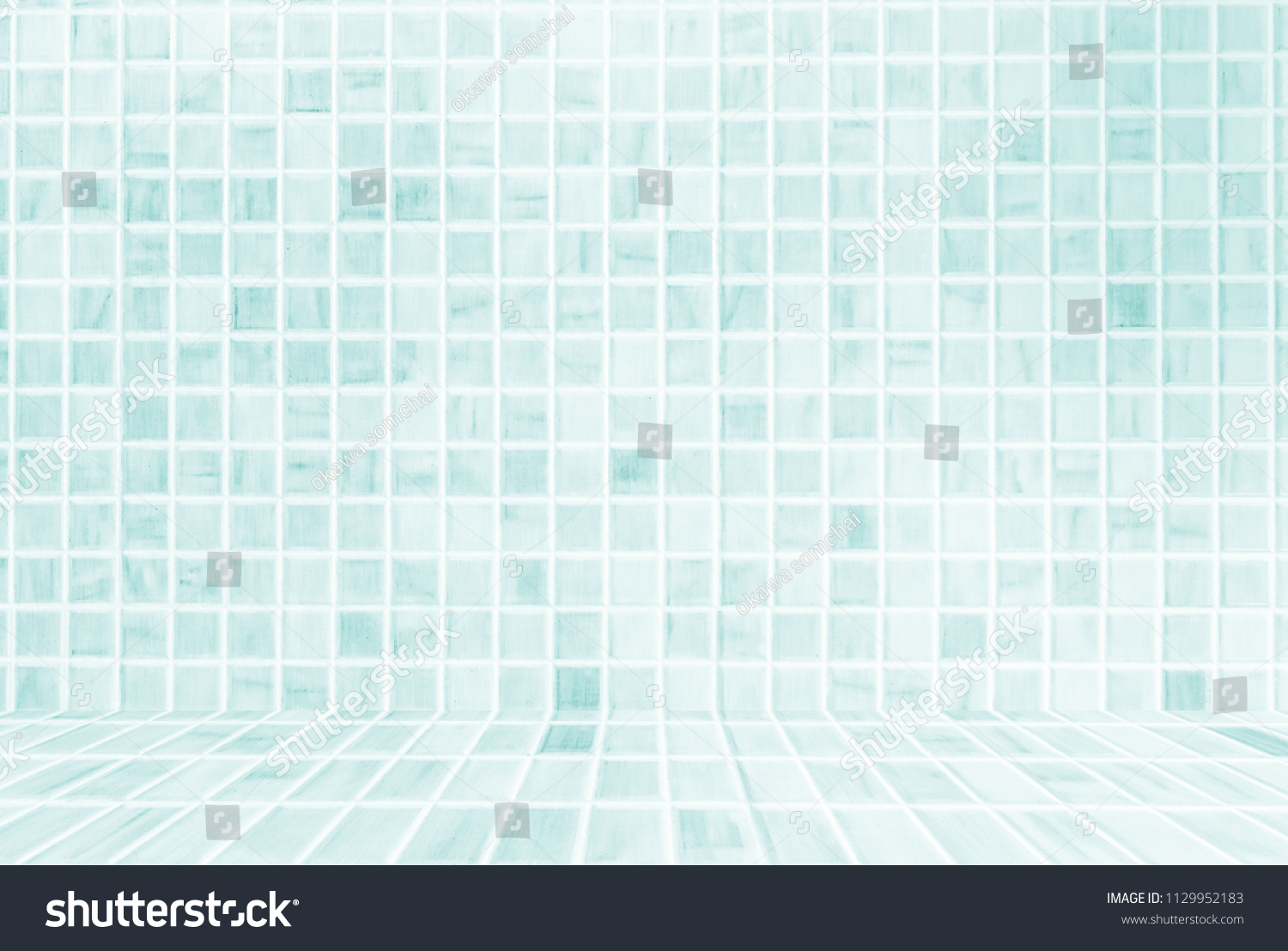 Blue Ceramic Tile Wall Floor Texture Stock Photo 1129952183 | Shutterstock