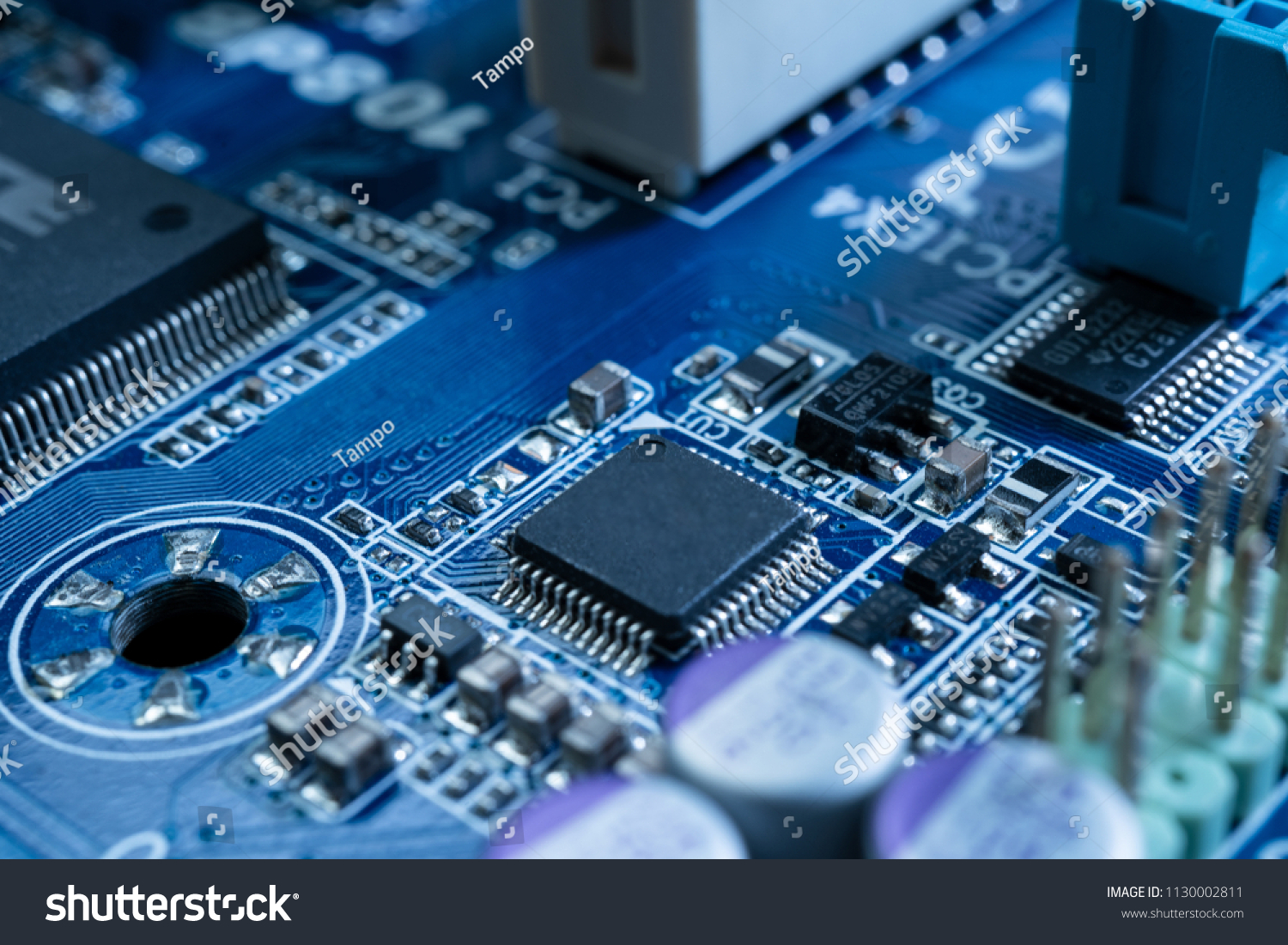 electronic-circuits-futuristic-technology-concept-motherboard-stock