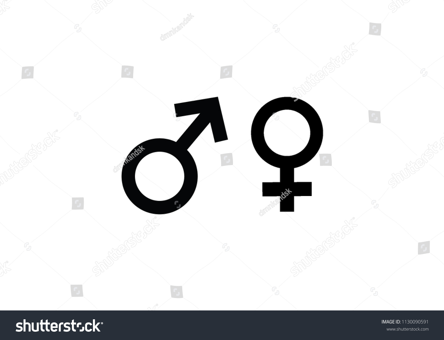 Male Female Wc Sex Stickman Icon Stock Vector Royalty Free 1130090591 Shutterstock 