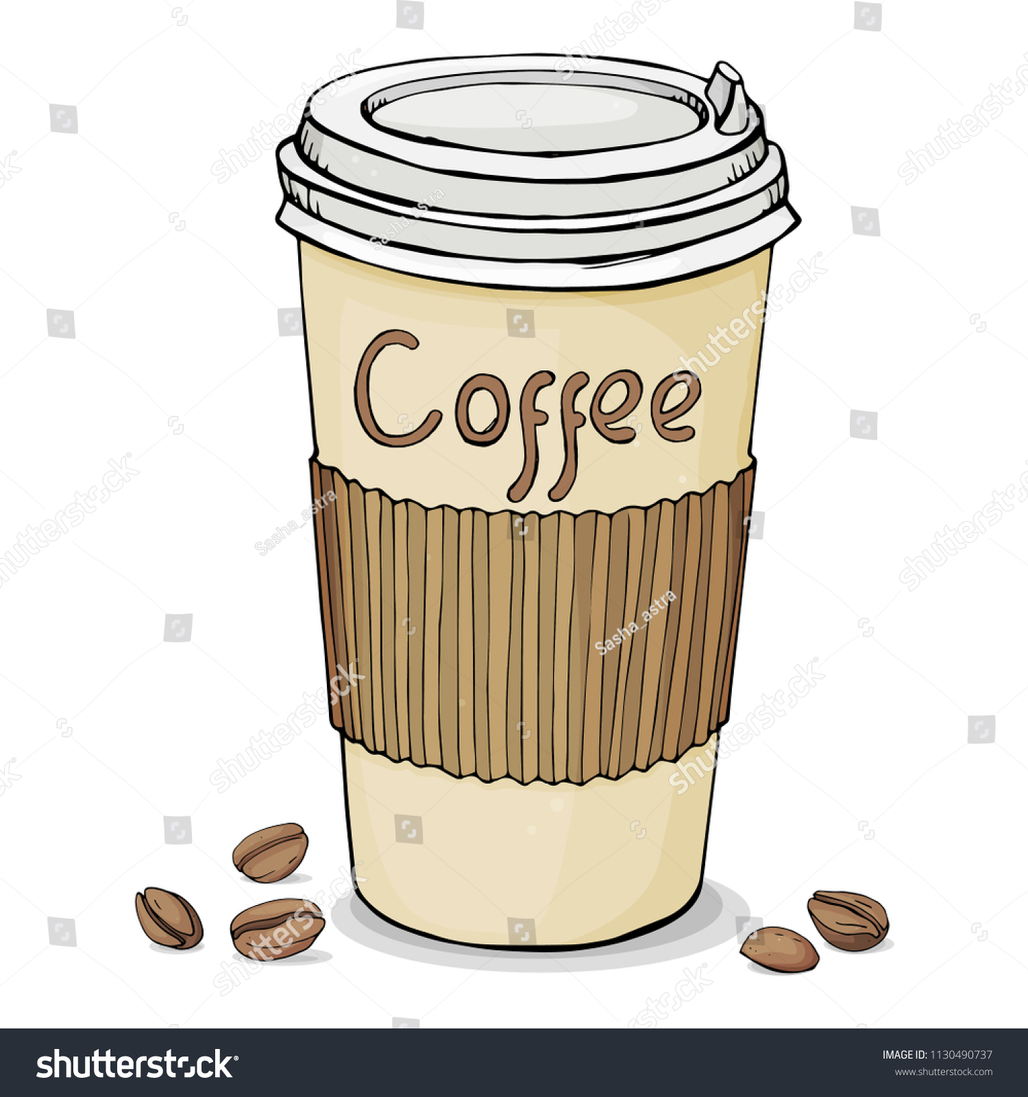 Стаканчик кофе арт