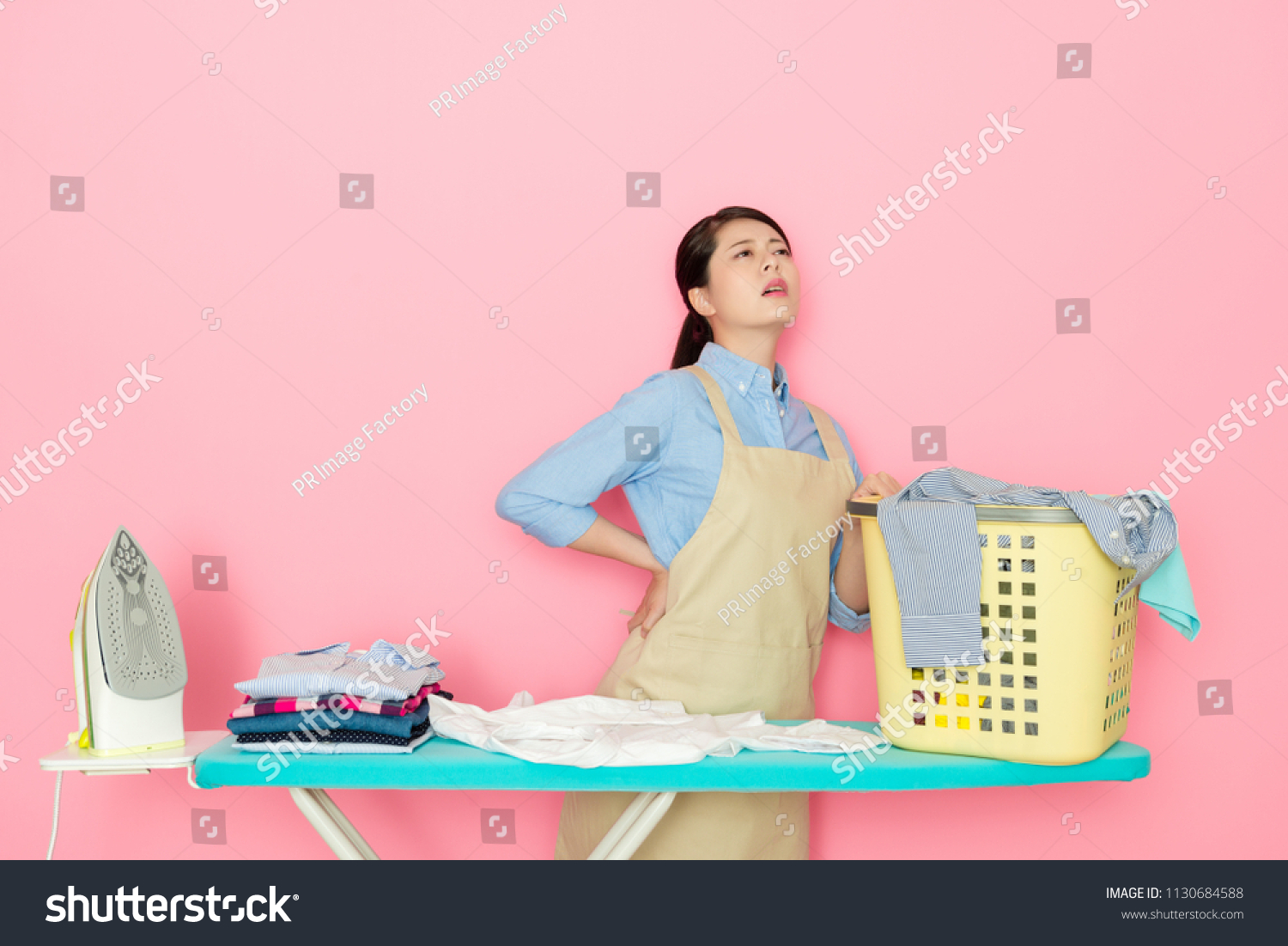 Angry Housewife Mother Unhappy Do