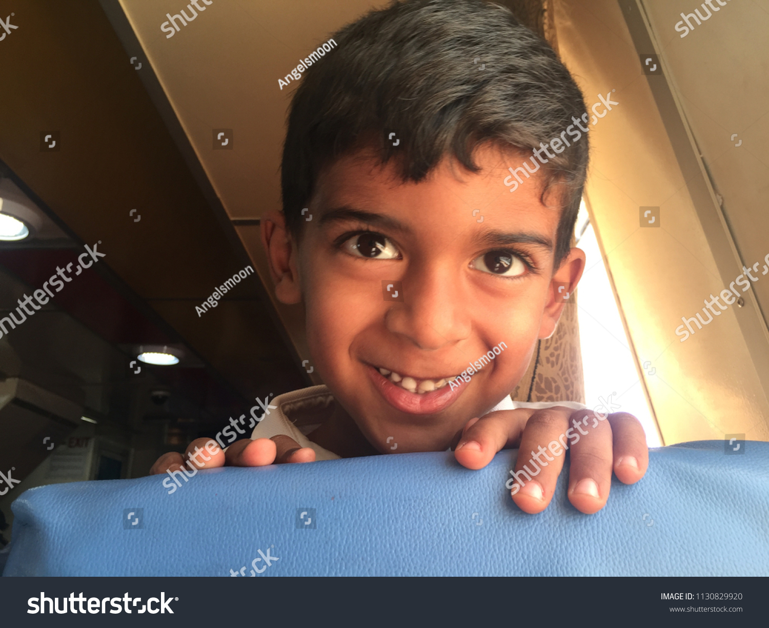 Portrait Happy Iranian Boy Iran Benderabbas Stock Photo 1130829920 ...