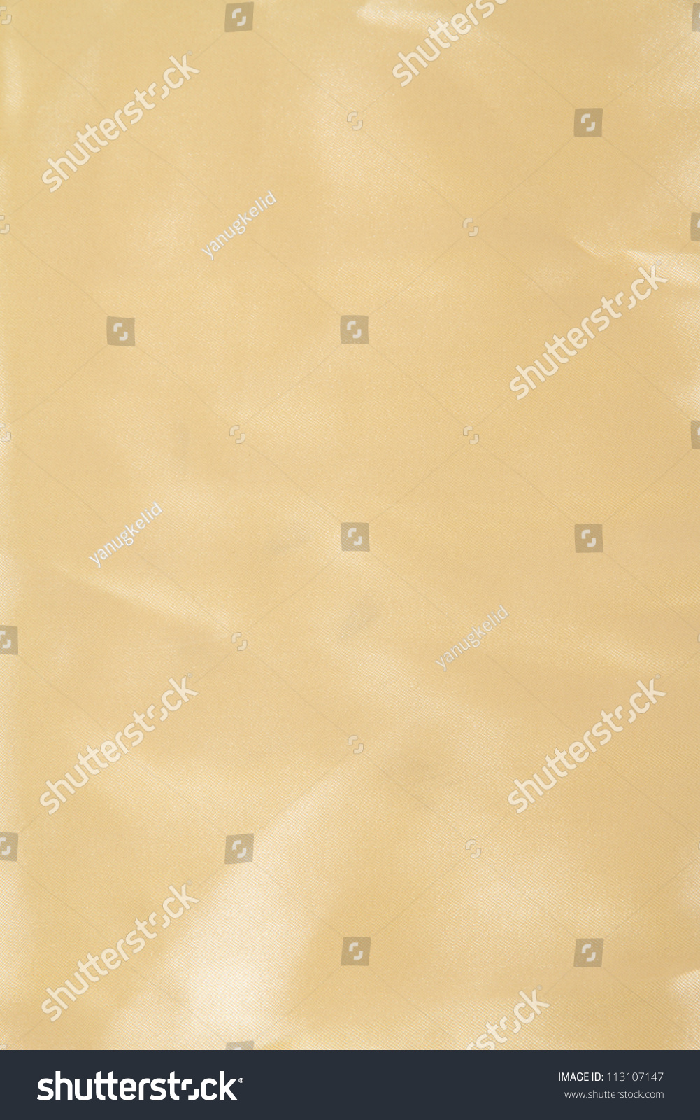 Abstract Yellow Background Fabriccloth Silk Texture Stock Photo