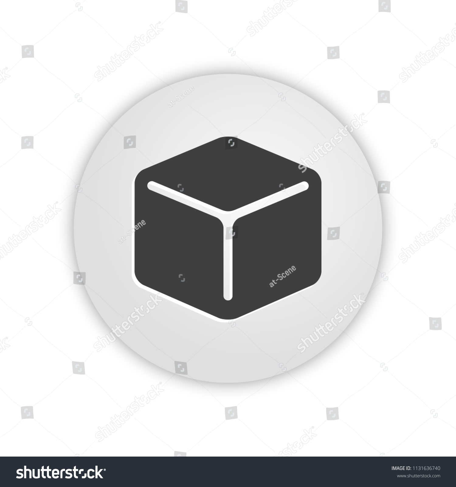 Cube App Icon Stock Vector (Royalty Free) 1131636740 | Shutterstock