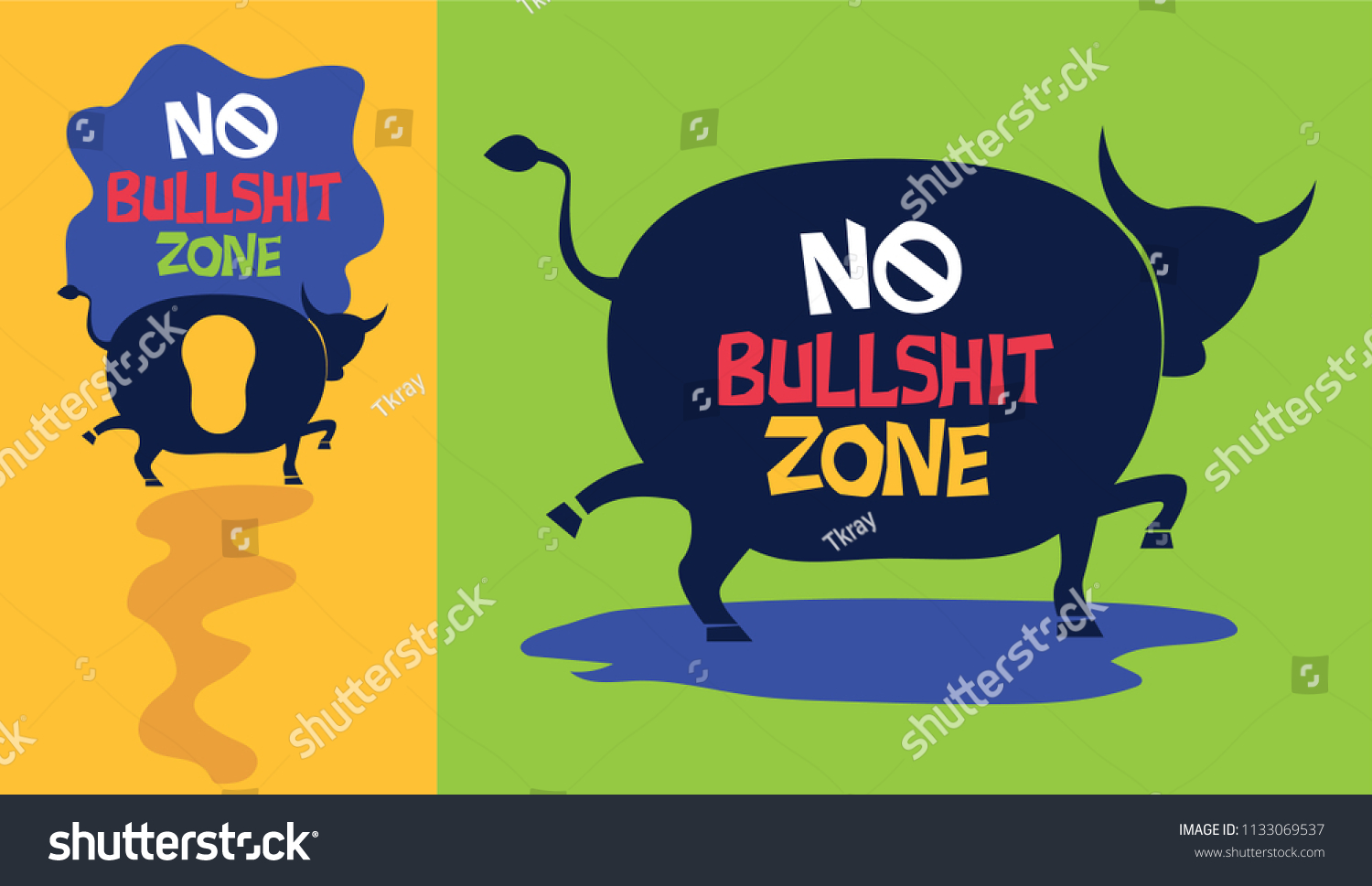 No bullshit zone creative
