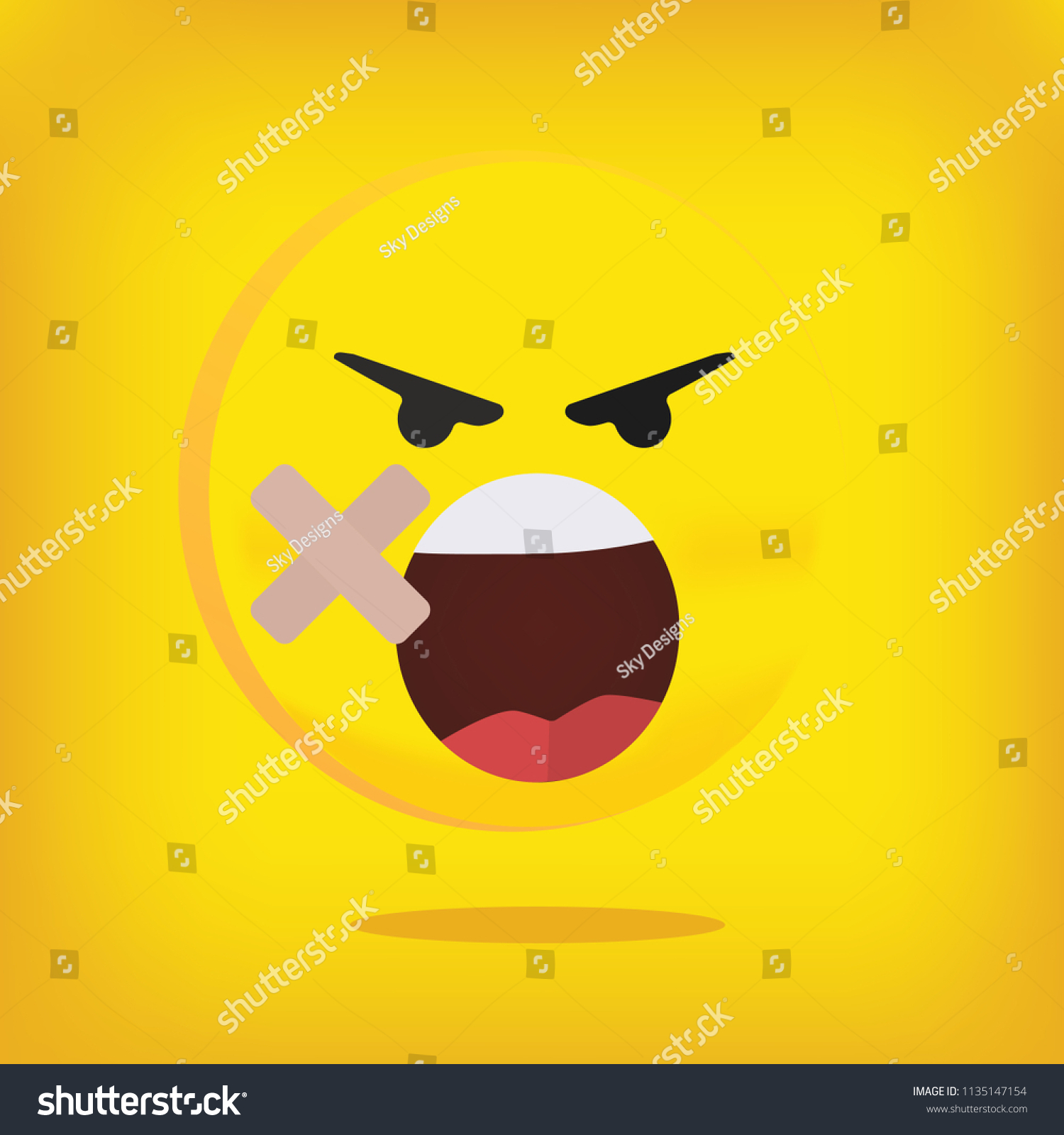 Smiley Faceyellow Emoticon Stock Illustration Shutterstock