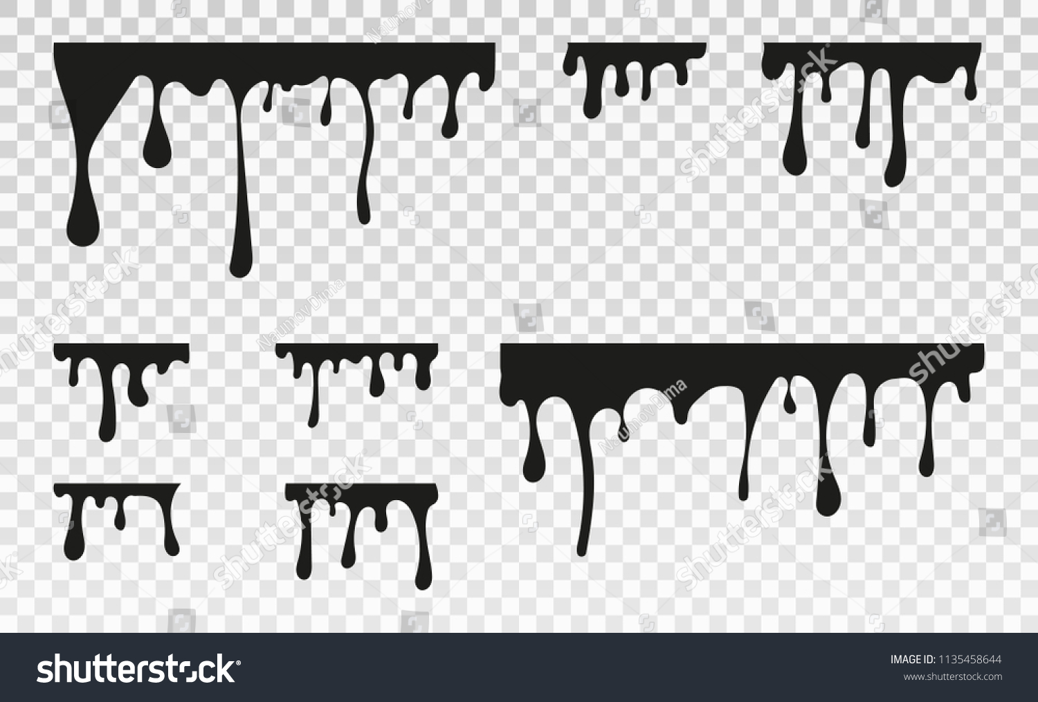 Vector Dripping Paintpaint Drips Backgroundpaint Dripping Stock Vector   Stock Vector Vector Dripping Paint Paint Drips Background Paint Dripping Abstract Blob Background Set 1135458644 