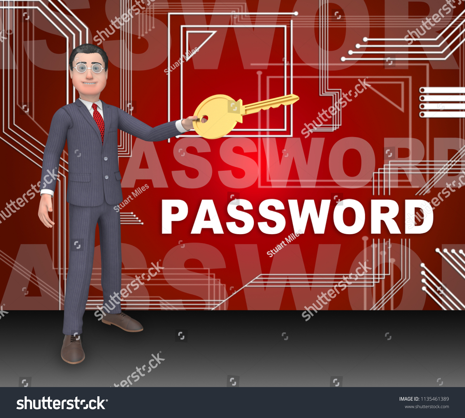 password-reset-email-interface-update-3d-stock-illustration-1135461389