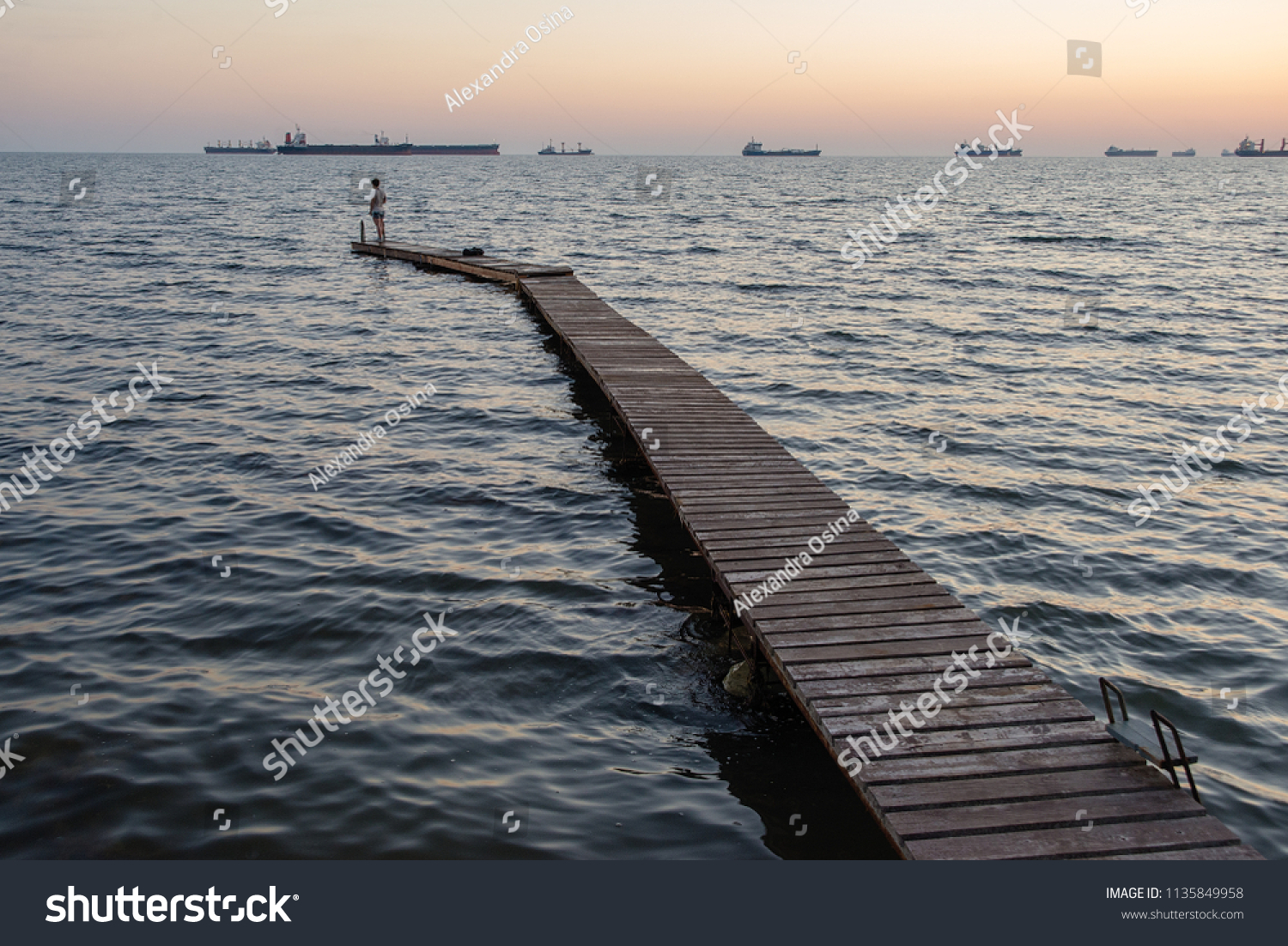 Big Booty Girls Striped Swimsuit Girl库存照片 Shutterstock