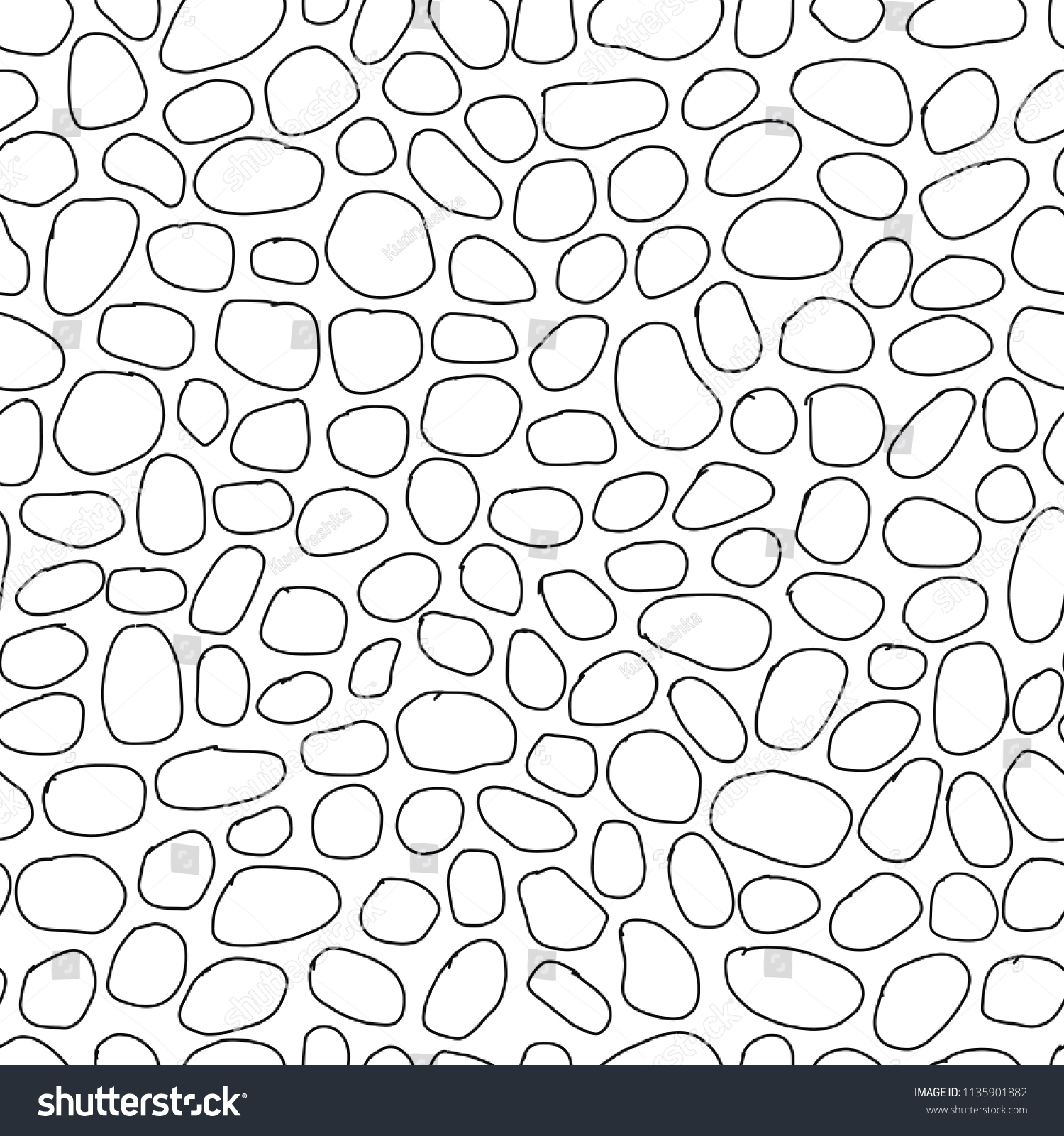 Pebble Abstract Background Seamless Pattern Your Stock Vector (Royalty ...