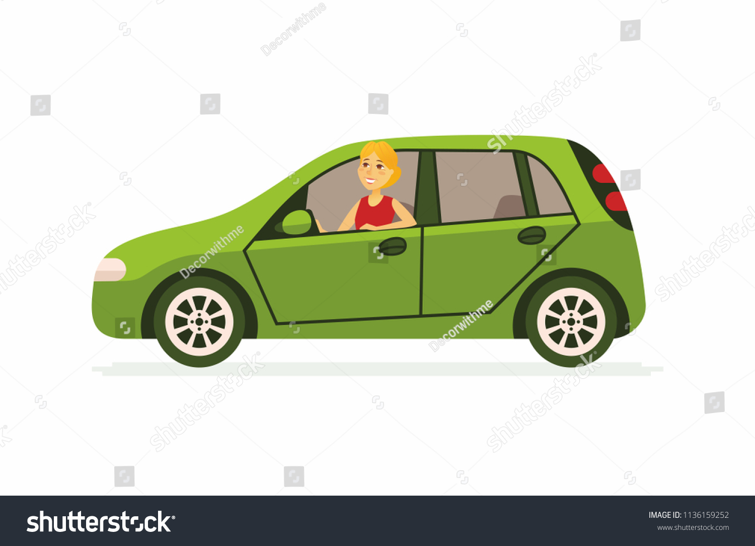 Young Woman Car Cartoon People Character Stock Illustration 1136159252 Shutterstock Young Woman Car Cartoon People Character Stock Illustration 1136159252 Shutterstock