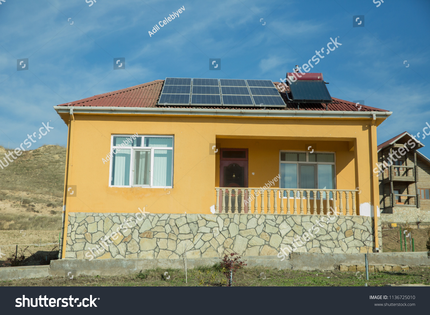 solar-panel-alternative-electricity-source-concept-stock-photo