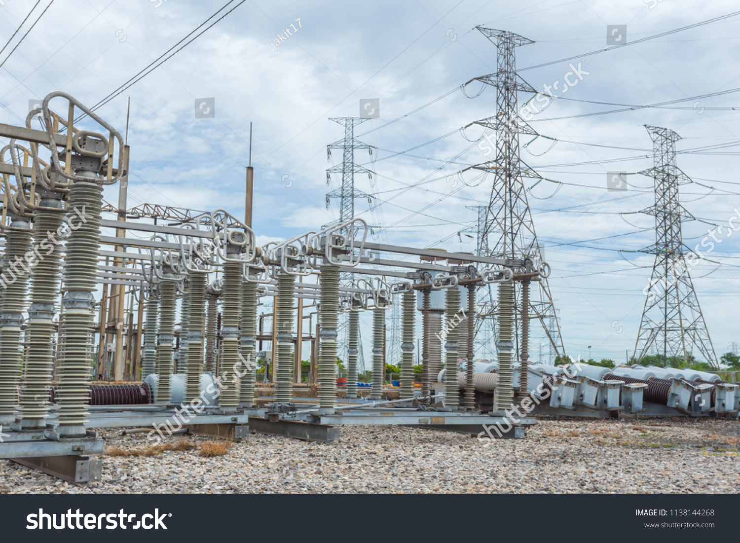 Old Disconnect Switches Substation Stock Photo 1138144268 | Shutterstock